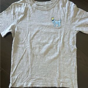 GOAT USA Gray Boys Lacrosse T-Shirt  - Youth Large